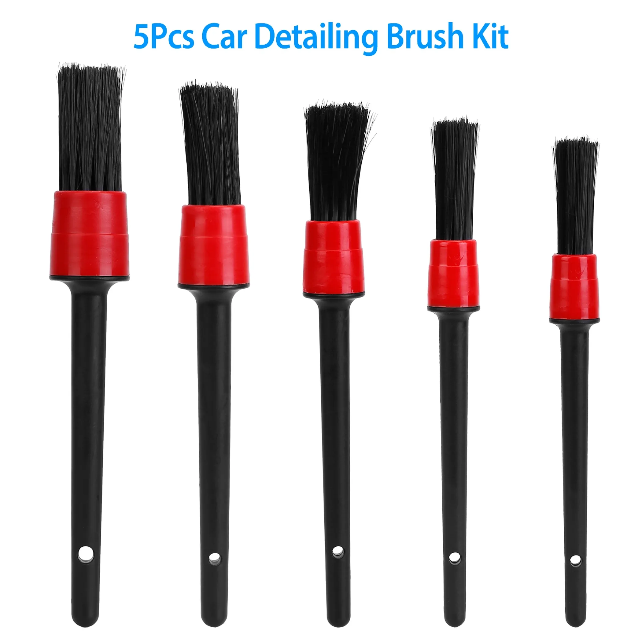 5Pcs Car Detailing Brush Set - Image 3