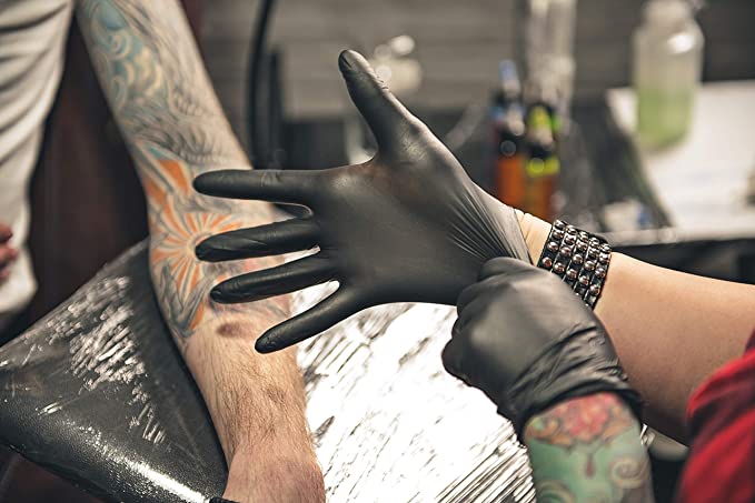HandCare Black Nitrile Gloves - Exam Grade, Powder Free (6 Mil) 100 Cases (Bulk) - Image 3