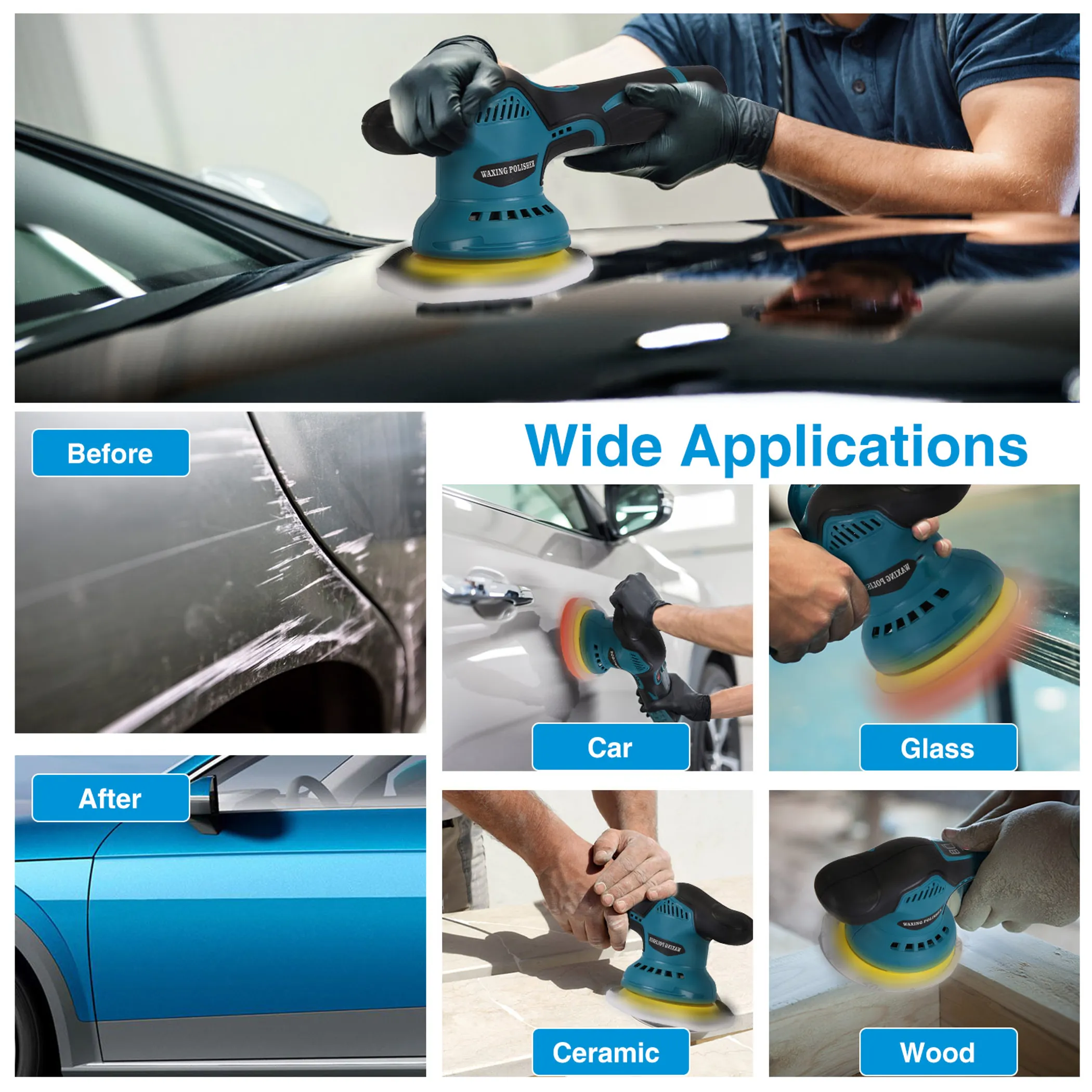 Cordless Car Buffer Polisher - Image 6