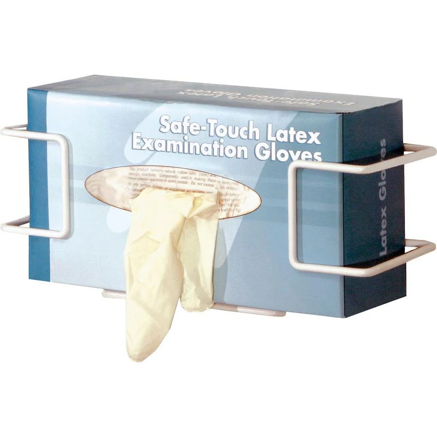 Cottage Dual Wire Glove Box Holder - 3.5" x 11" x 3" x - 1 Each - White - Image 2