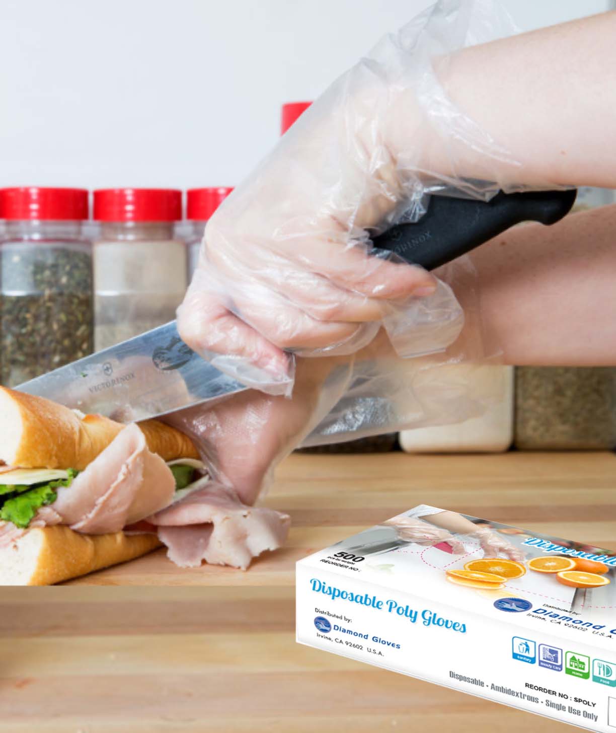 Disposable Poly Gloves Powder Free Multi-Purpose Polyethylene Gloves, 100 Cases (Bulk) - Image 5