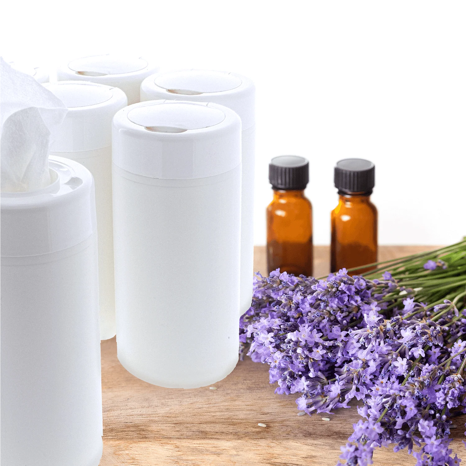DIY 100% Plant-Based Dry Wipes Kit – Create Your Own Eco-Friendly Cleaning Wipes in Canisters - Image 5