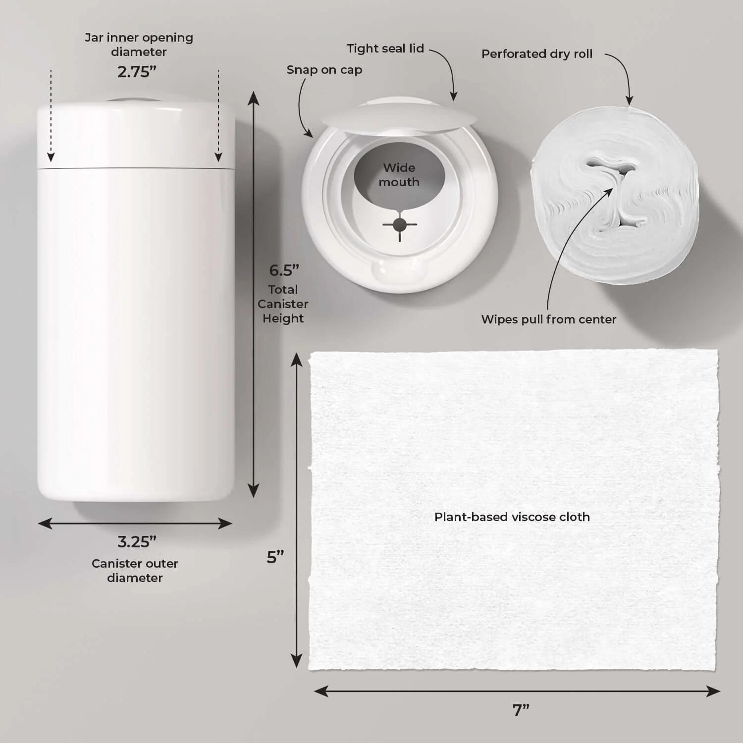 DIY Wipe Rolls | 100% Plant-Based Dry Wipes for Custom Cleaning Solutions - Image 8