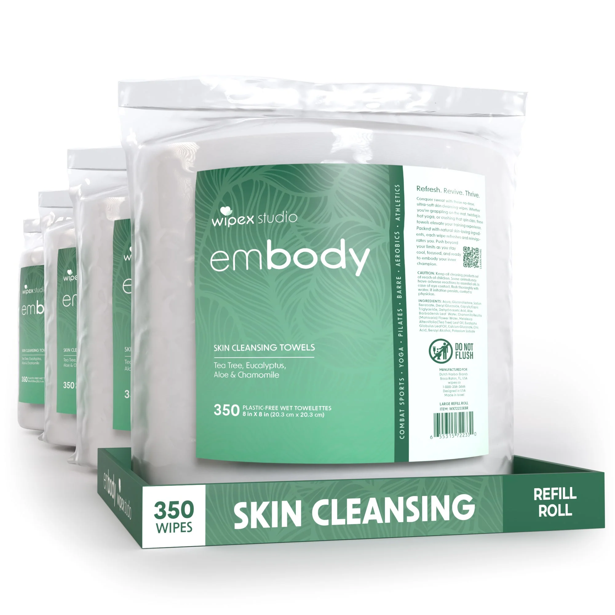 Embody® Natural Body Wipes 350ct Mega Roll | Premium Hygiene for Active Lifestyles - Image 10