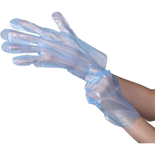 HYBRID POLY GLOVES BLUE - 2000 gloves - Image 3