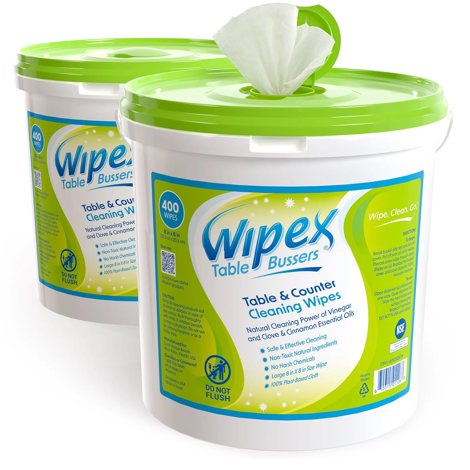 Table Bussers® Plant-Based All-Purpose Cleaning Wipes | Autumn-Scented - Image 2