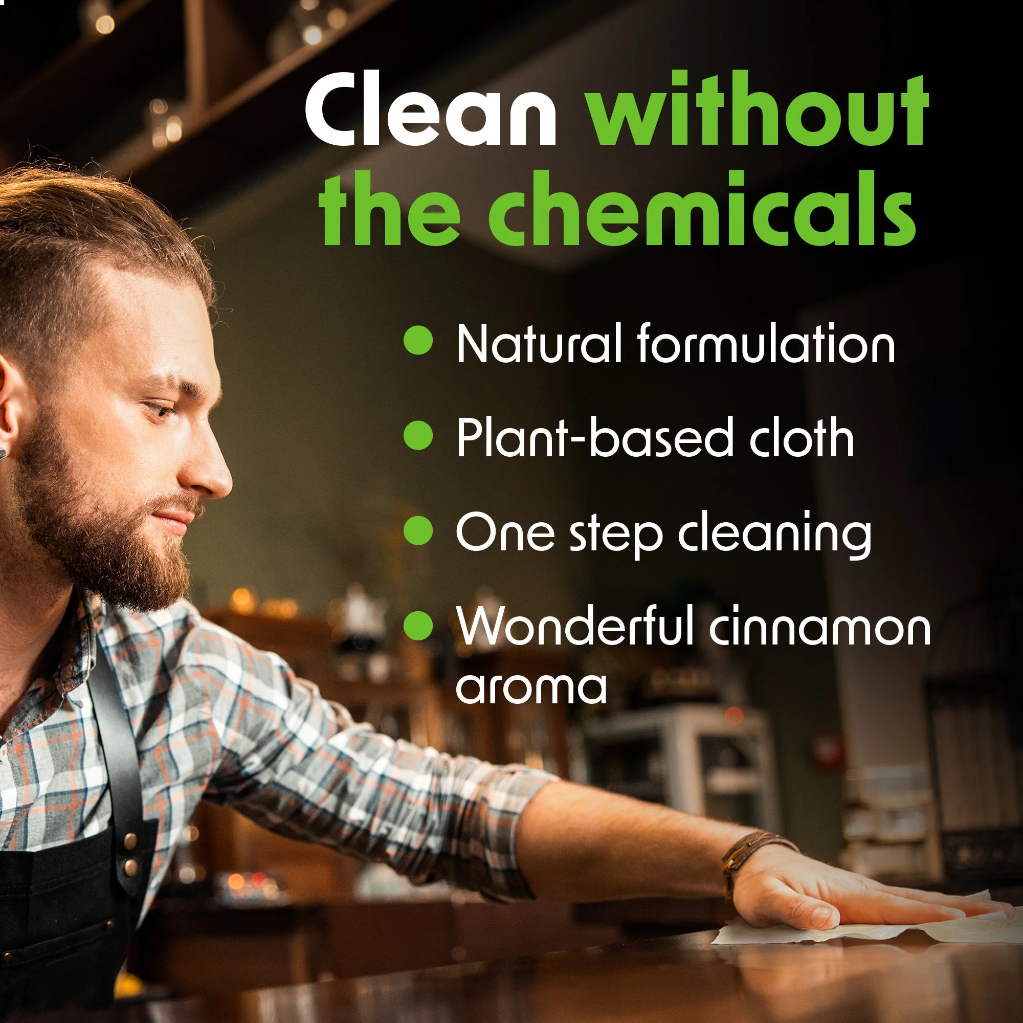 Table Bussers® Plant-Based All-Purpose Cleaning Wipes | Autumn-Scented - Image 6