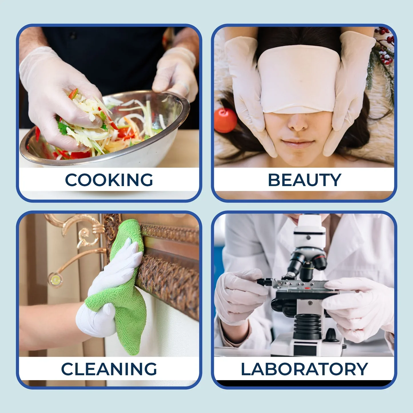 Latex Powder Free Gloves 6mil Multi-Purpose - 1000 Gloves - Image 4