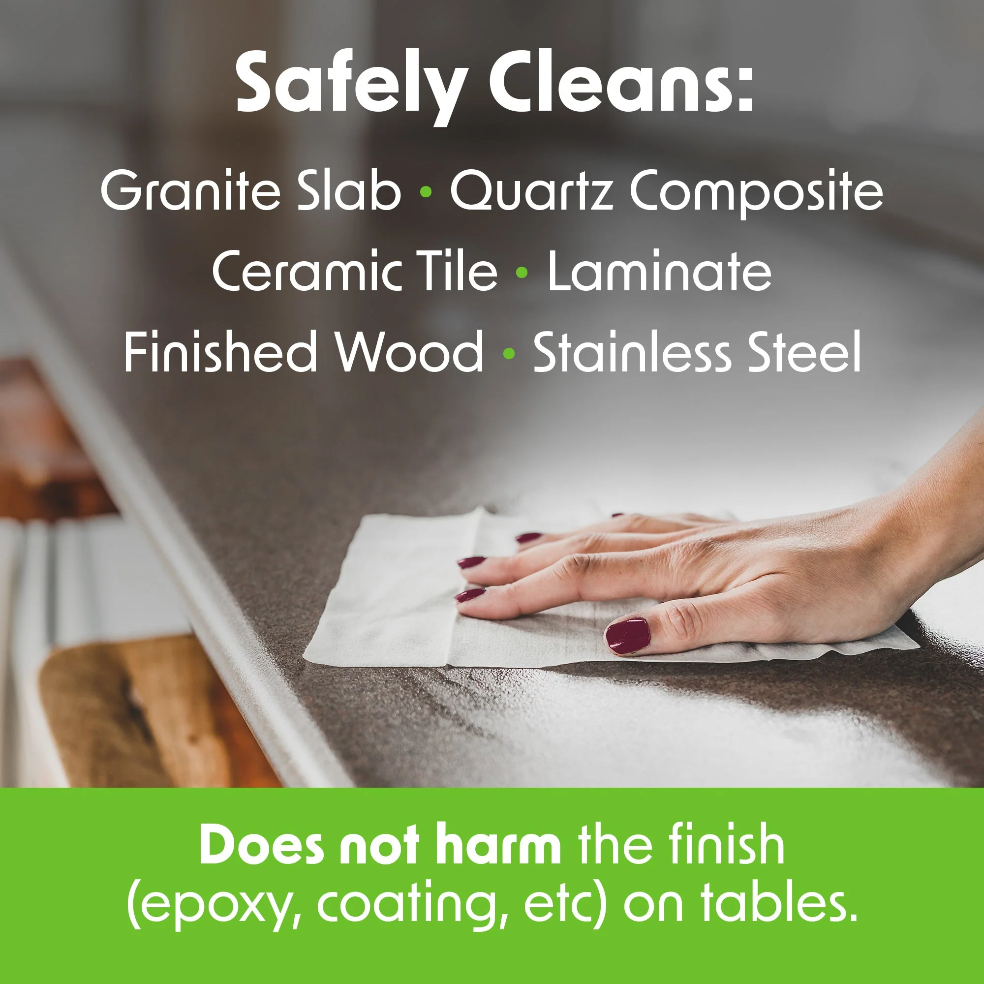 Wipex® Table Bussers® Natural Unscented Cleaning Wipes for Home & Food Service | Plant-Based | Portable Bucket - Image 4