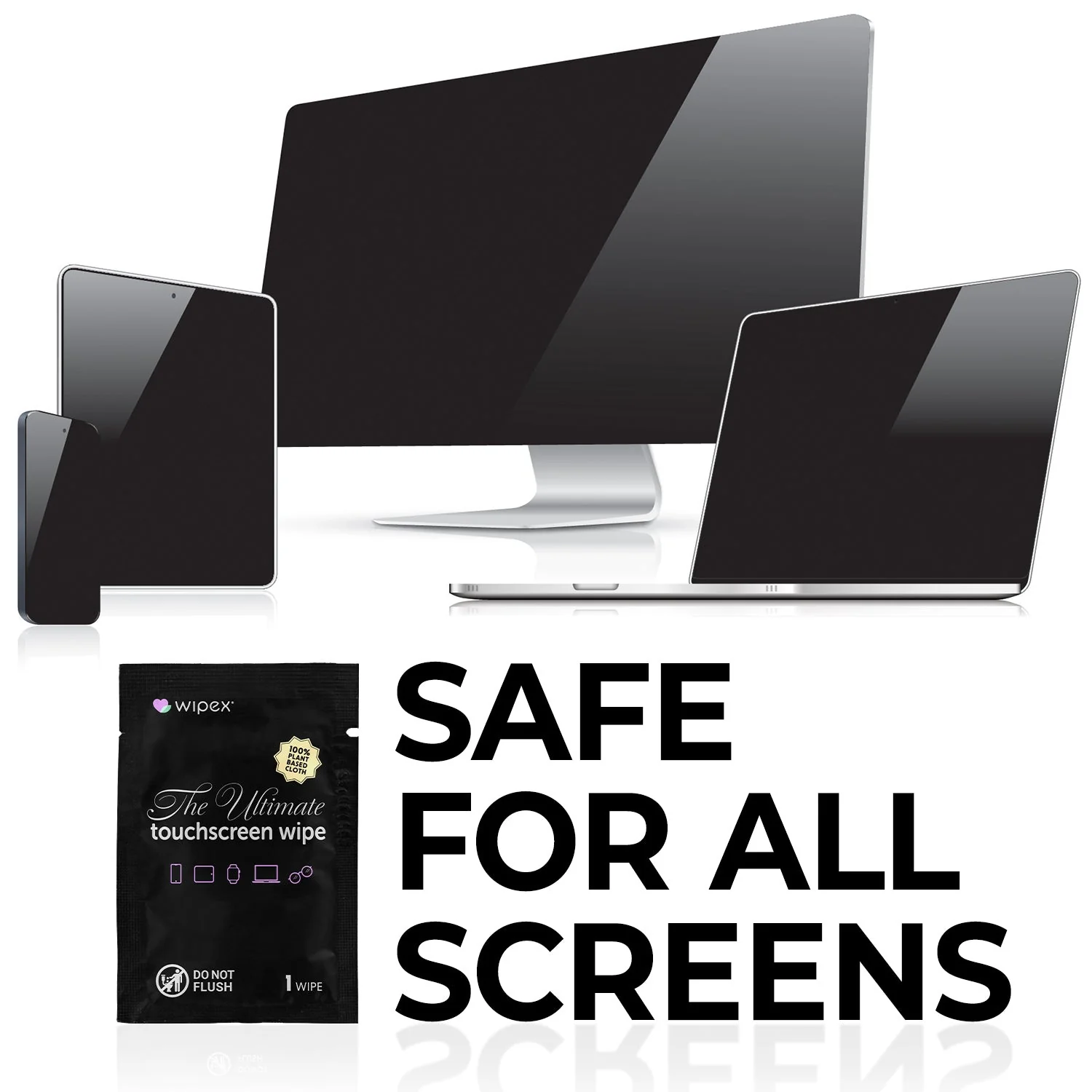Wipex® Touchscreen Wipes – Plastic-free Screen Cleaning Wipes (24ct Box) - Image 12