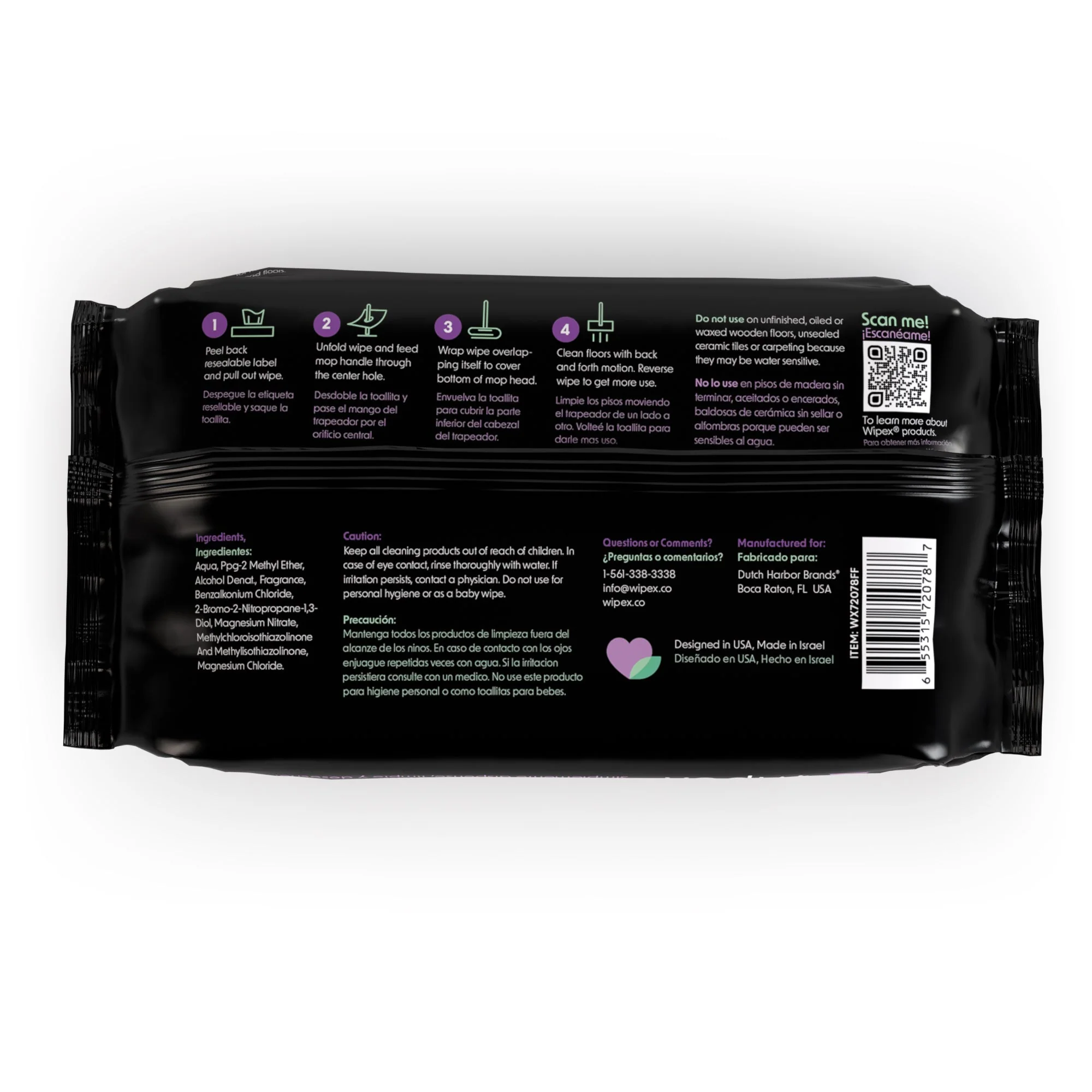Wipex Earth-Friendly XL Wet Mop Wipes | Ultimate Plastic-Free Floor Cleaning Pads - Image 8